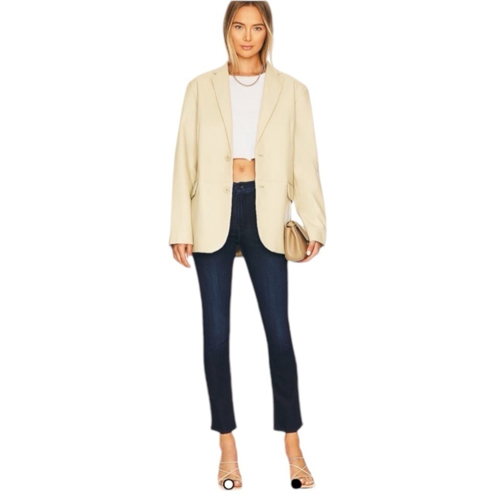 MOTHER The Mid Rise Dazzler Ankle‎ Jeans Now or Never Size 33 Denim Revolve Fray